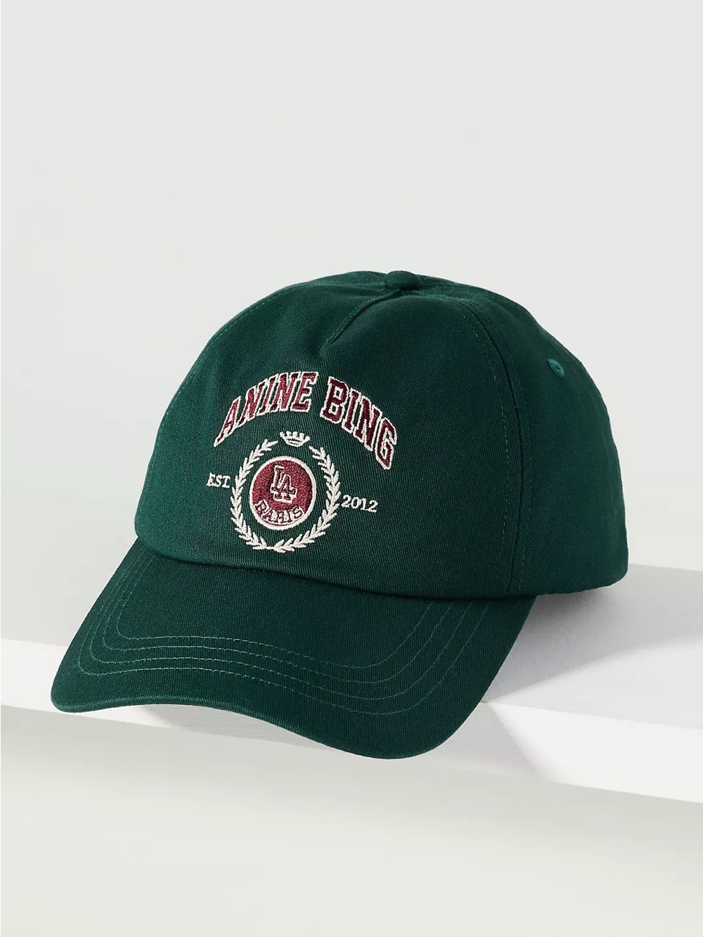 NWT Anine Bing Collegiate Cotton Cap